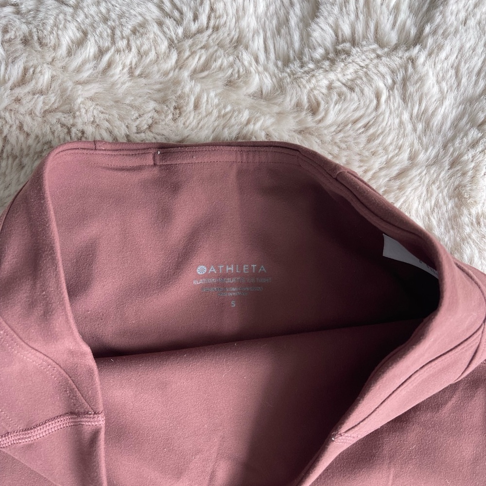 Athleta High-Waisted Mauve Leggings - Picture 2 of 11
